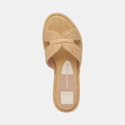 ATOMIC SANDALS LT NATURAL RAFFIA -Fashion Shoe Store DOLCEVITA SANDALS ATOMIC LTNATURALRAFFIA 06