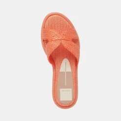 ATOMIC SANDALS ORANGE RAFFIA 20 ATOMIC SANDALS ORANGE RAFFIA -Fashion Shoe Store DOLCEVITA SANDALS ATOMIC ORANGERAFFIA 06