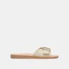 CABANA SANDALS IVORY LEATHER -Fashion Shoe Store DOLCEVITA SANDALS CABANA IVORYLEATHER 02