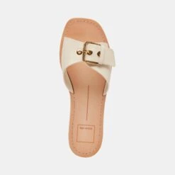 CABANA SANDALS IVORY LEATHER 22 CABANA SANDALS IVORY LEATHER -Fashion Shoe Store DOLCEVITA SANDALS CABANA IVORYLEATHER 06