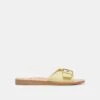 CABANA SANDALS LEMON CREAM LEATHER 2 CABANA SANDALS LEMON CREAM LEATHER -Fashion Shoe Store DOLCEVITA SANDALS CABANA LEMONCREAMLEATHER 02