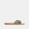 CABANA SANDALS SAGE NUBUCK