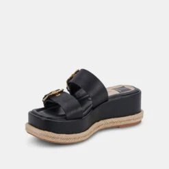 CANYON SANDALS BLACK LEATHER -Fashion Shoe Store DOLCEVITA SANDALS CANYON BLACKLEATHER 08