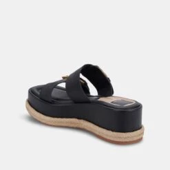 CANYON SANDALS BLACK LEATHER -Fashion Shoe Store DOLCEVITA SANDALS CANYON BLACKLEATHER 09