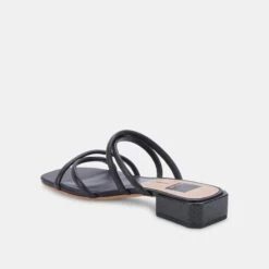 HAPI WIDE SANDALS BLACK LEATHER -Fashion Shoe Store DOLCEVITA SANDALS HAPI BLACKLEATHER 09 91daccb8 bc12 40e6 8fba b1953f030af3