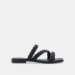 IMAN WIDE SANDALS BLACK STELLA
