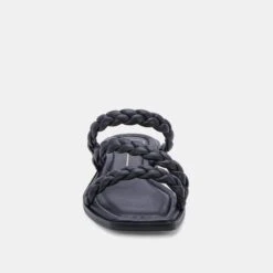 IMAN WIDE SANDALS BLACK STELLA -Fashion Shoe Store DOLCEVITA SANDALS IMAN BLACKSTELLA 04