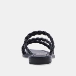 IMAN WIDE SANDALS BLACK STELLA -Fashion Shoe Store DOLCEVITA SANDALS IMAN BLACKSTELLA 05