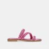 IMAN SANDALS MAGENTA METALLIC STELLA -Fashion Shoe Store DOLCEVITA SANDALS IMAN MAGENTAMETALLICSTELLA 02