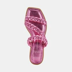 IMAN SANDALS MAGENTA METALLIC STELLA -Fashion Shoe Store DOLCEVITA SANDALS IMAN MAGENTAMETALLICSTELLA 06