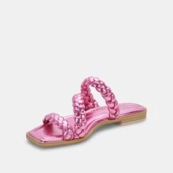 IMAN SANDALS MAGENTA METALLIC STELLA -Fashion Shoe Store DOLCEVITA SANDALS IMAN MAGENTAMETALLICSTELLA 08