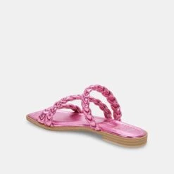IMAN SANDALS MAGENTA METALLIC STELLA -Fashion Shoe Store DOLCEVITA SANDALS IMAN MAGENTAMETALLICSTELLA 09