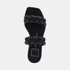 INDY RHINESTONE SANDALS BLACK RHINESTONE -Fashion Shoe Store DOLCEVITA SANDALS INDYRHINESTONE BLACKRHINESTONE 06 1