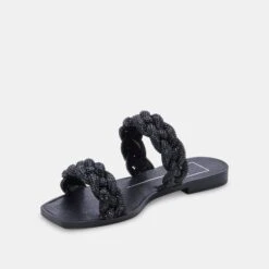 INDY RHINESTONE SANDALS BLACK RHINESTONE -Fashion Shoe Store DOLCEVITA SANDALS INDYRHINESTONE BLACKRHINESTONE 08 1