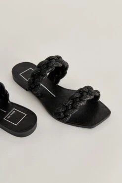 INDY RHINESTONE SANDALS BLACK RHINESTONE -Fashion Shoe Store DOLCEVITA SANDALS INDYRHINESTONE BLACK RHINESTONE 1