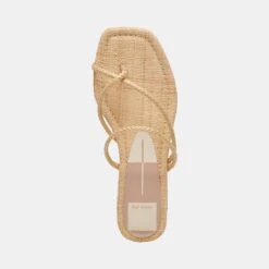 Dolce Vita LEANNA SANDALS LT NATURAL RAFFIA 18 Dolce Vita LEANNA SANDALS LT NATURAL RAFFIA -Fashion Shoe Store DOLCEVITA SANDALS LEANNA LTNATURALRAFFIA 06