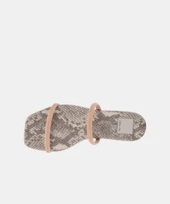 LESTER SANDALS STONE SNAKE PRINT STELLA -Fashion Shoe Store DOLCEVITA SANDALS LESTER STONE SNAKE PRINT STELLA TOP 2