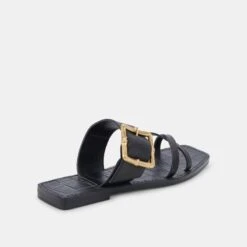 LOWYN SANDALS BLACK LEATHER -Fashion Shoe Store DOLCEVITA SANDALS LOWYN BLACKLEATHER 03