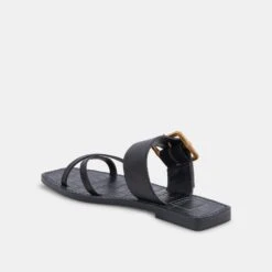 LOWYN SANDALS BLACK LEATHER -Fashion Shoe Store DOLCEVITA SANDALS LOWYN BLACKLEATHER 09