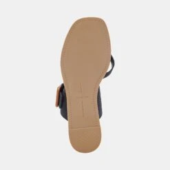 PERRIS SANDALS BLACK EMBOSSED LEATHER -Fashion Shoe Store DOLCEVITA SANDALS PERRIS BLACKEMBOSSEDLEATHER 07