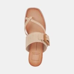 PERRIS SANDALS NATURAL RAFFIA -Fashion Shoe Store DOLCEVITA SANDALS PERRIS NATURALRAFFIA 06