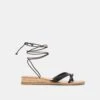 PRAX SANDALS BLACK LEATHER -Fashion Shoe Store DOLCEVITA SANDALS PRAX BLACKLEATHER 02
