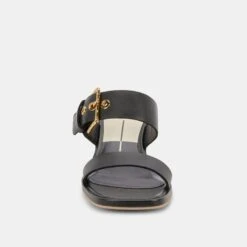 RIVA SANDALS BLACK LEATHER -Fashion Shoe Store DOLCEVITA SANDALS RIVA BLACKLEATHER 04