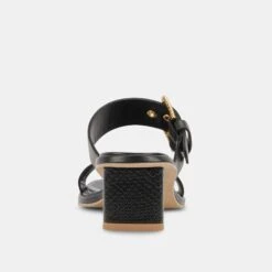RIVA SANDALS BLACK LEATHER -Fashion Shoe Store DOLCEVITA SANDALS RIVA BLACKLEATHER 05