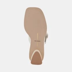 RIVA SANDALS IVORY LEATHER -Fashion Shoe Store DOLCEVITA SANDALS RIVA IVORYLEATHER 07