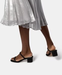 RIYA STUDDED WIDE SANDALS BLACK SUEDE 13 RIYA STUDDED WIDE SANDALS BLACK SUEDE -Fashion Shoe Store DOLCEVITA SANDALS RIYA BLACK STUDDEDSUEDE ONFOOT preview maxWidth 2000 maxHeight 2000