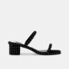 RIYA STUDDED WIDE SANDALS BLACK SUEDE -Fashion Shoe Store DOLCEVITA SANDALS RIYA BLACK STUDDEDSUEDE SIDE b46edc3e 438f 4f3d 87c0 f3552ce201a5