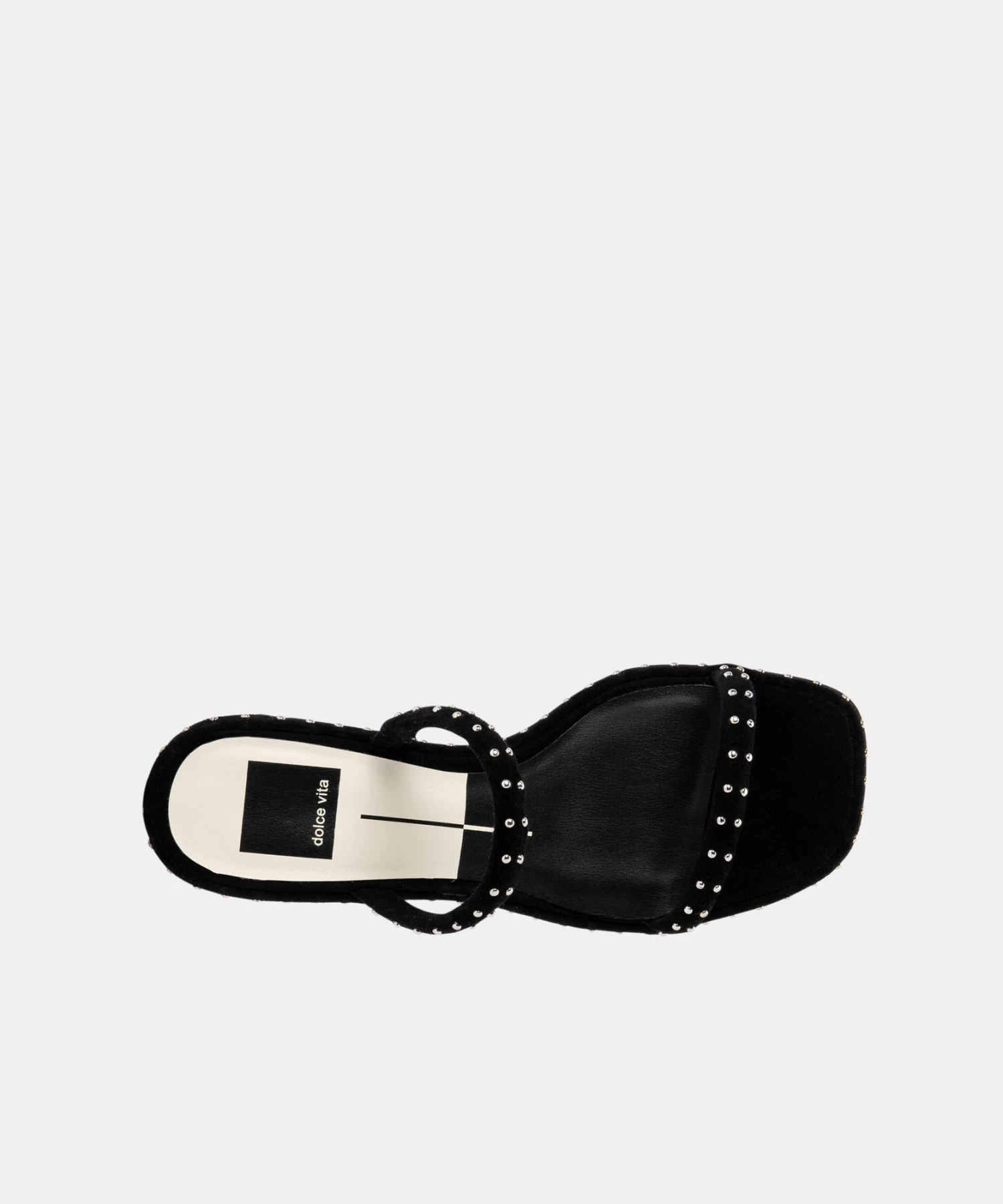 RIYA STUDDED WIDE SANDALS BLACK SUEDE 10 RIYA STUDDED WIDE SANDALS BLACK SUEDE - Image 8