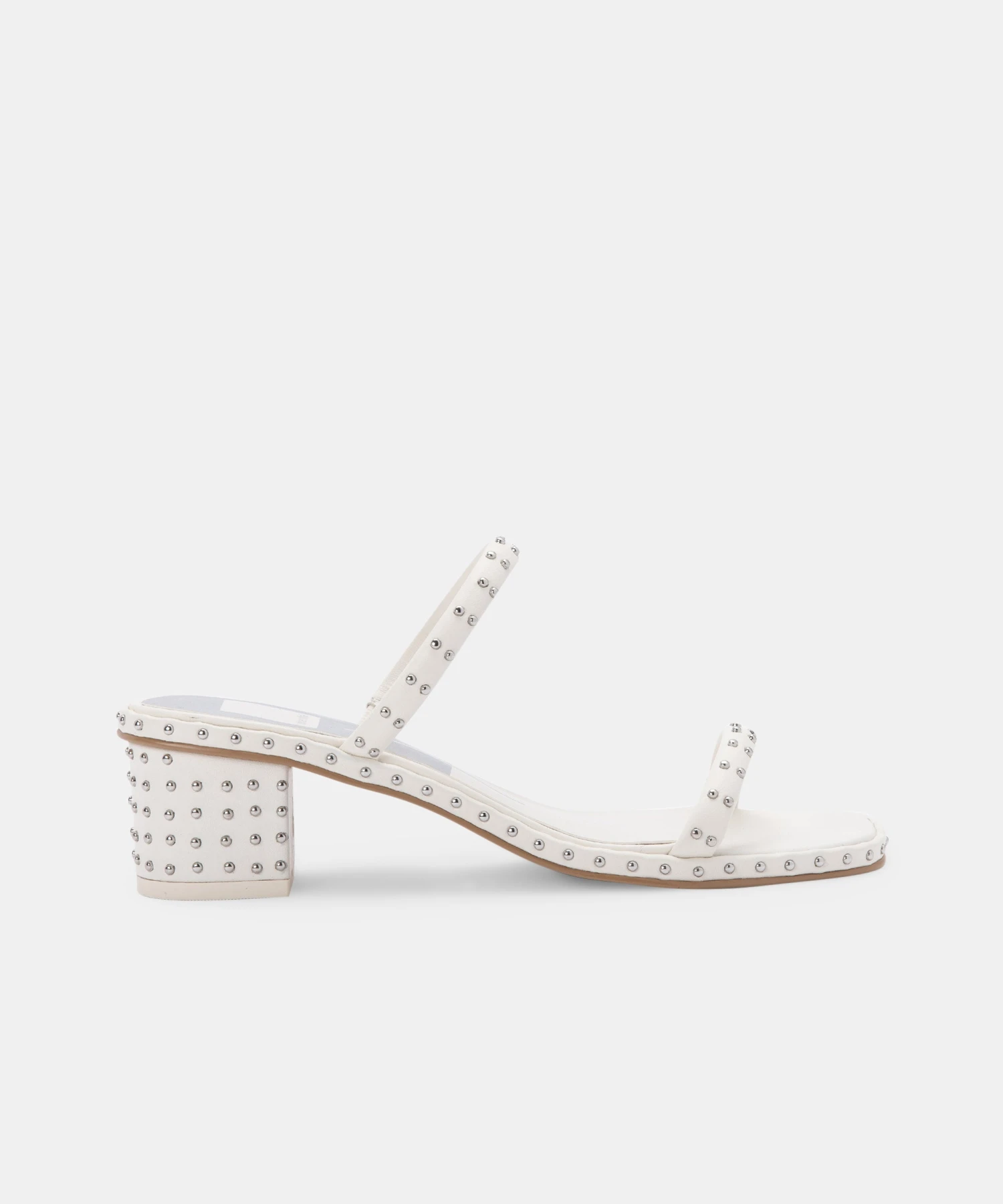 RIYA STUDDED WIDE SANDALS OFF WHITE LEATHER 3 RIYA STUDDED WIDE SANDALS OFF WHITE LEATHER