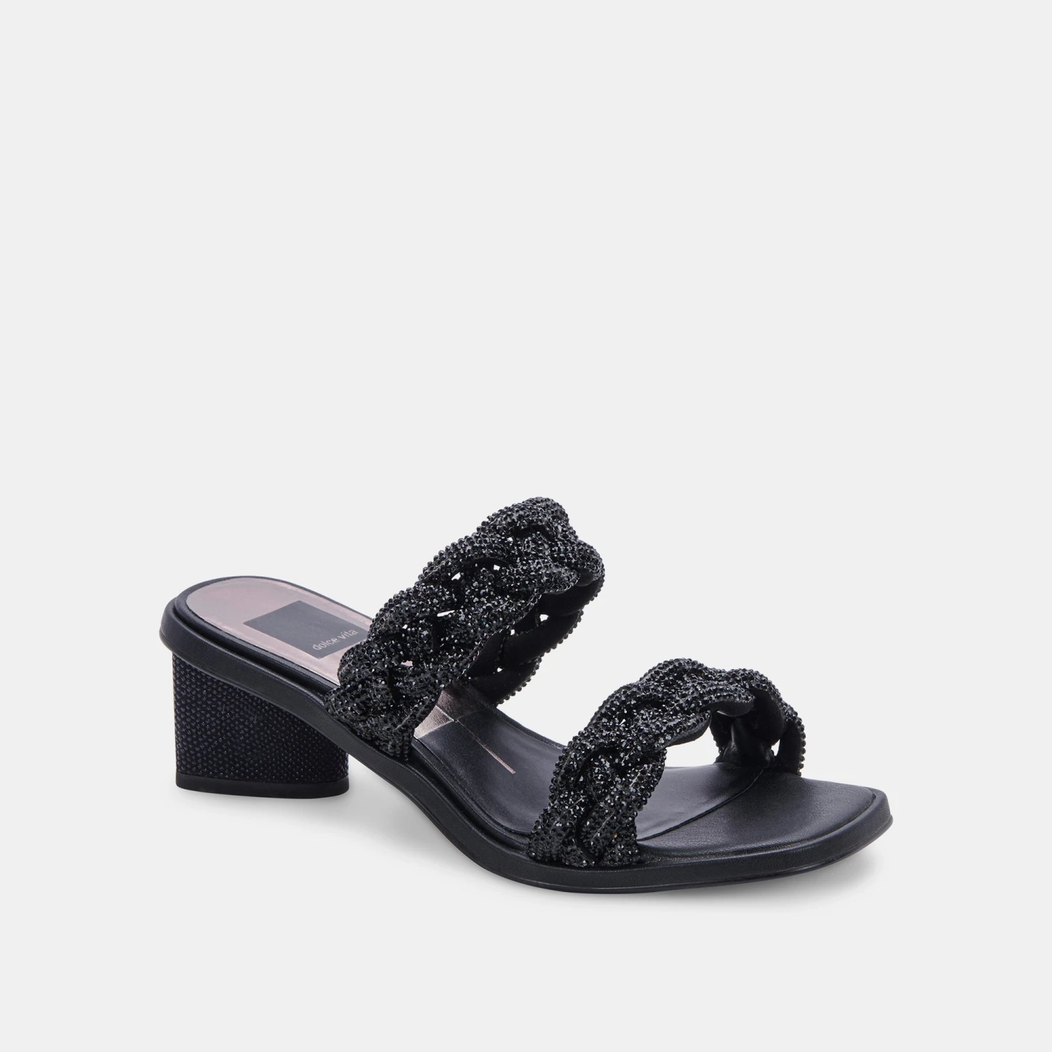 RONIN RHINESTONE SANDALS BLACK RHINESTONE 5 RONIN RHINESTONE SANDALS BLACK RHINESTONE - Image 3