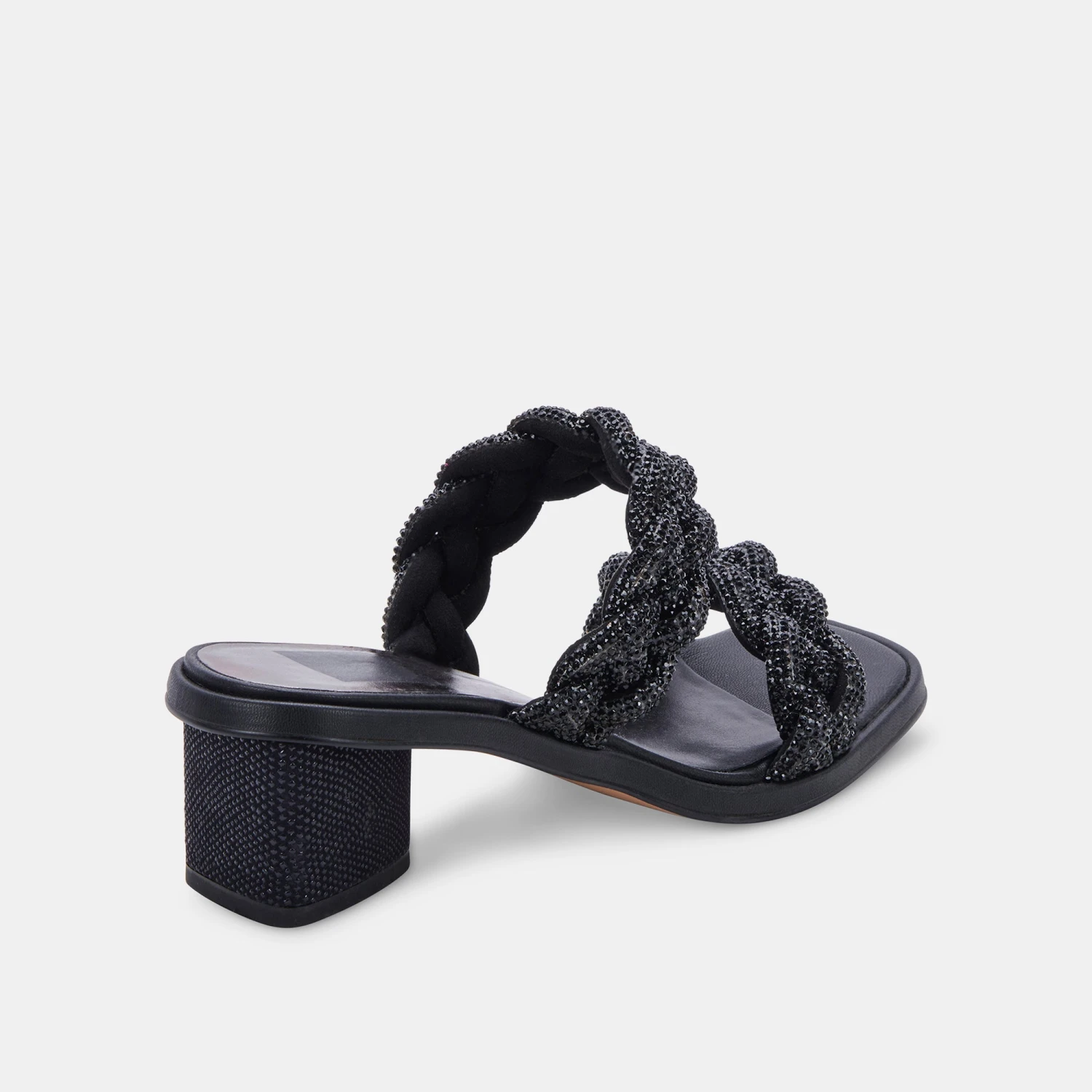 RONIN RHINESTONE SANDALS BLACK RHINESTONE 7 RONIN RHINESTONE SANDALS BLACK RHINESTONE - Image 5