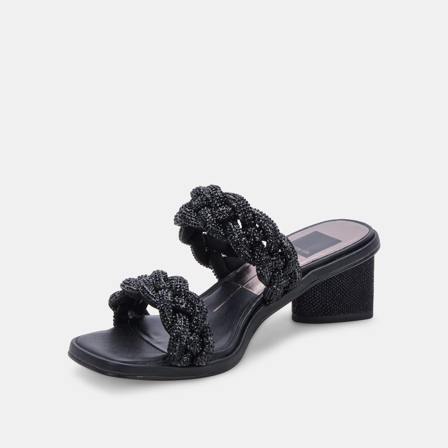 RONIN RHINESTONE SANDALS BLACK RHINESTONE 10 RONIN RHINESTONE SANDALS BLACK RHINESTONE - Image 8