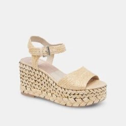 TIAGO WEDGES LT NATURAL RAFFIA -Fashion Shoe Store DOLCEVITA SANDALS TIAGO LTNATURALRAFFIA 01