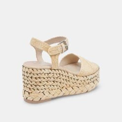 TIAGO WEDGES LT NATURAL RAFFIA -Fashion Shoe Store DOLCEVITA SANDALS TIAGO LTNATURALRAFFIA 03