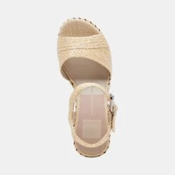 TIAGO WEDGES LT NATURAL RAFFIA -Fashion Shoe Store DOLCEVITA SANDALS TIAGO LTNATURALRAFFIA 06