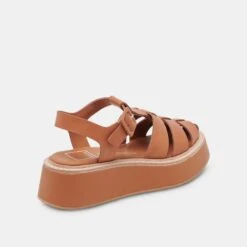 Dolce Vita TRISTY SANDALS COGNAC LEATHER -Fashion Shoe Store DOLCEVITA SANDALS TRISTY COGNACLEATHER 03