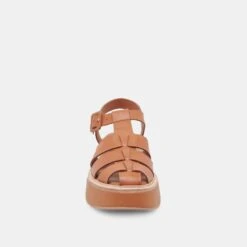 Dolce Vita TRISTY SANDALS COGNAC LEATHER -Fashion Shoe Store DOLCEVITA SANDALS TRISTY COGNACLEATHER 04