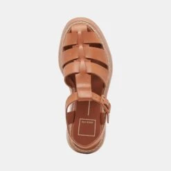 Dolce Vita TRISTY SANDALS COGNAC LEATHER -Fashion Shoe Store DOLCEVITA SANDALS TRISTY COGNACLEATHER 06