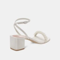 Dolce Vita ZALIMA WIDE HEELS VANILLA PEARLS -Fashion Shoe Store DOLCEVITA SANDALS ZALIMA VANILLAPEARLS 03 7d091204 1f21 4e57 ad91 8f60029dc05e