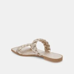 INDY SANDALS LIGHT GOLD METALLIC STELLA 14 INDY SANDALS LIGHT GOLD METALLIC STELLA -Fashion Shoe Store DOLCEVITA SANDAL INDY LIGHTGOLDMETALICSTELLASUEDE 04