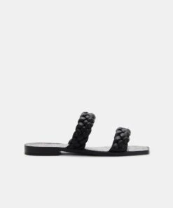 INDY WIDE SANDALS BLACK STELLA