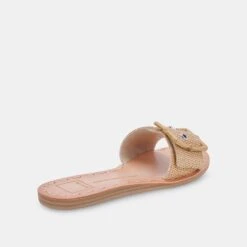 DASA SANDALS WARM NATURAL RAFFIA -Fashion Shoe Store DOLCEVITA SLIDES DASA WARMNATURALRAFFIA 03