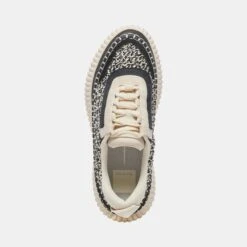 Dolce Vita DOLEN SNEAKERS WHITE BLACK WOVEN -Fashion Shoe Store DOLCEVITA SNEAKERS DOLEN BLACKMULTIWOVEN 06