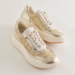 Dolce Vita DOLEN SNEAKERS GOLD KNIT