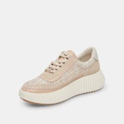 Dolce Vita DOLEN SNEAKERS IVORY MULTI WOVEN -Fashion Shoe Store DOLCEVITA SNEAKERS DOLEN IVORYMULTIWOVEN 08
