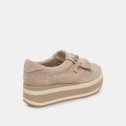 Dolce Vita JHAX SNEAKERS ALMOND SUEDE -Fashion Shoe Store DOLCEVITA SNEAKERS JHAX ALMONDSUEDE 03